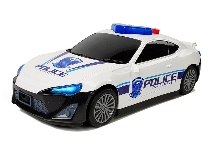 Policejní auto garáž 2v1 s autíčky figurkou světla zvuky