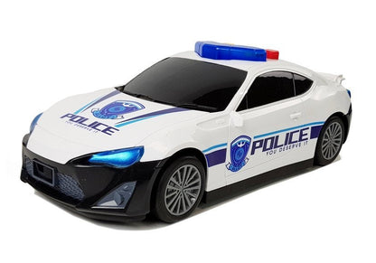 Policejní auto garáž 2v1 s autíčky figurkou světla zvuky