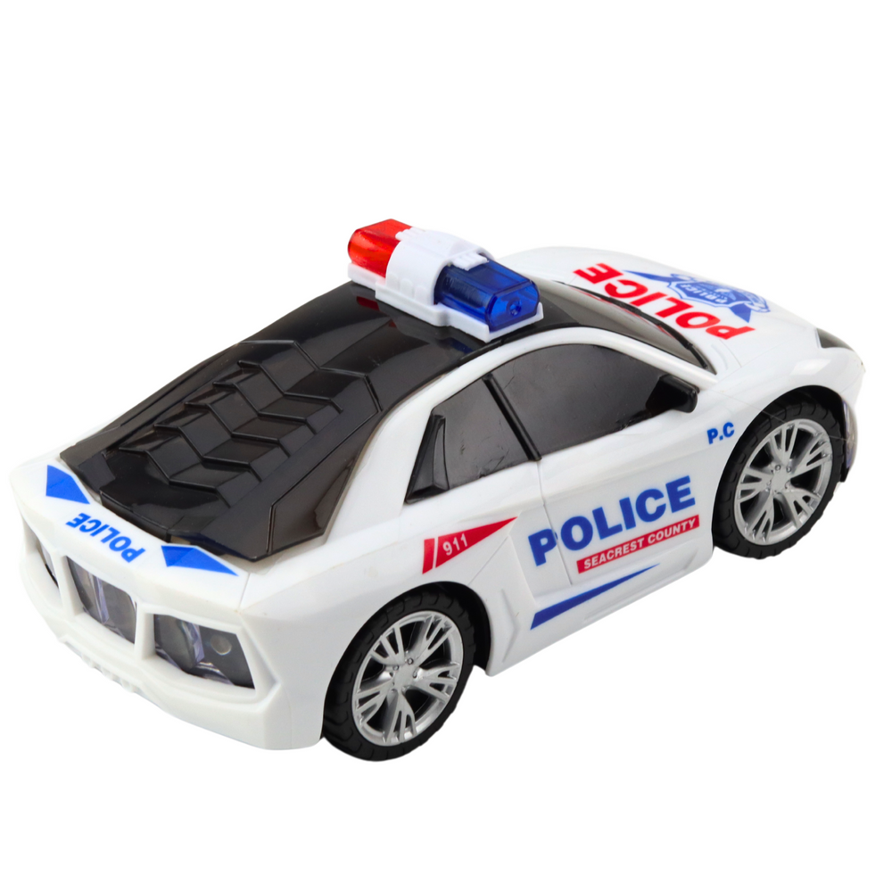 Policejní auto interaktivní – se světly a zvuky Bump & Go