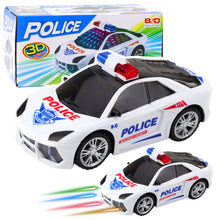 Policejní auto interaktivní – se světly a zvuky Bump & Go