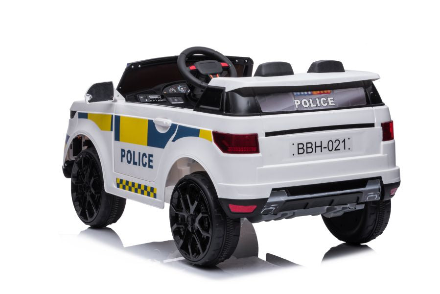 Policejní auto na akumulator BBH 021 bílé