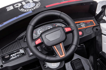 Policejní auto na akumulator BBH 021 bílé