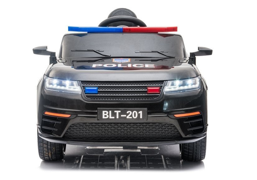 Policejní auto na akumulator BLT 201 s pilotem černé