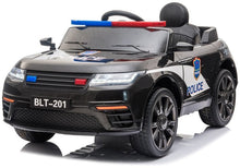 Policejní auto na akumulator BLT 201 s pilotem černé