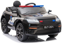 Policejní auto na akumulator BLT 201 s pilotem černé