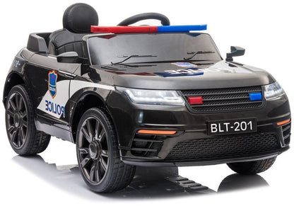 Policejní auto na akumulator BLT 201 s pilotem černé