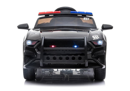 Policejní auto na akumulátor s pilotem BBH0007 černé