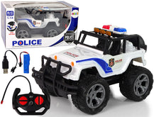 Policejní auto na dálkové ovládání – Jeep 1:14 se světly