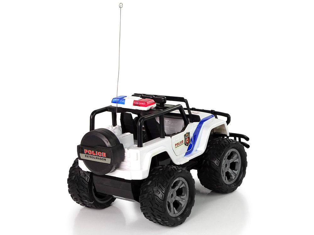 Policejní auto na dálkové ovládání – Jeep 1:14 se světly