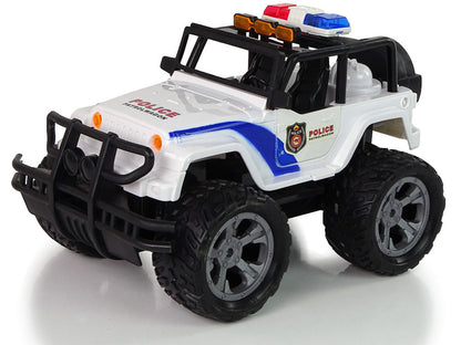 Policejní auto na dálkové ovládání – Jeep 1:14 se světly