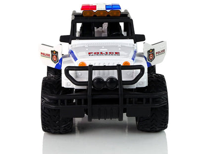 Policejní auto na dálkové ovládání – Jeep 1:14 se světly