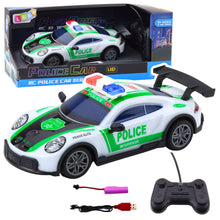 Policejní auto na dálkové ovládání – LED světla 1:22