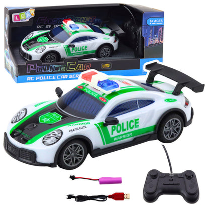 Policejní auto na dálkové ovládání – LED světla 1:22