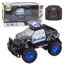 Policejní auto na dálkové ovládání RC terénní 1:20 s pilotem