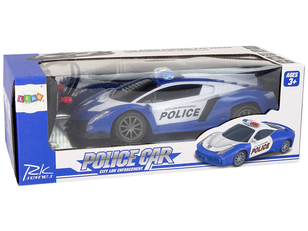 Policejní auto na dálkové ovládání – s LED světly RC
