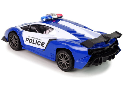 Policejní auto na dálkové ovládání – s LED světly RC
