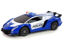 Policejní auto na dálkové ovládání – s LED světly RC