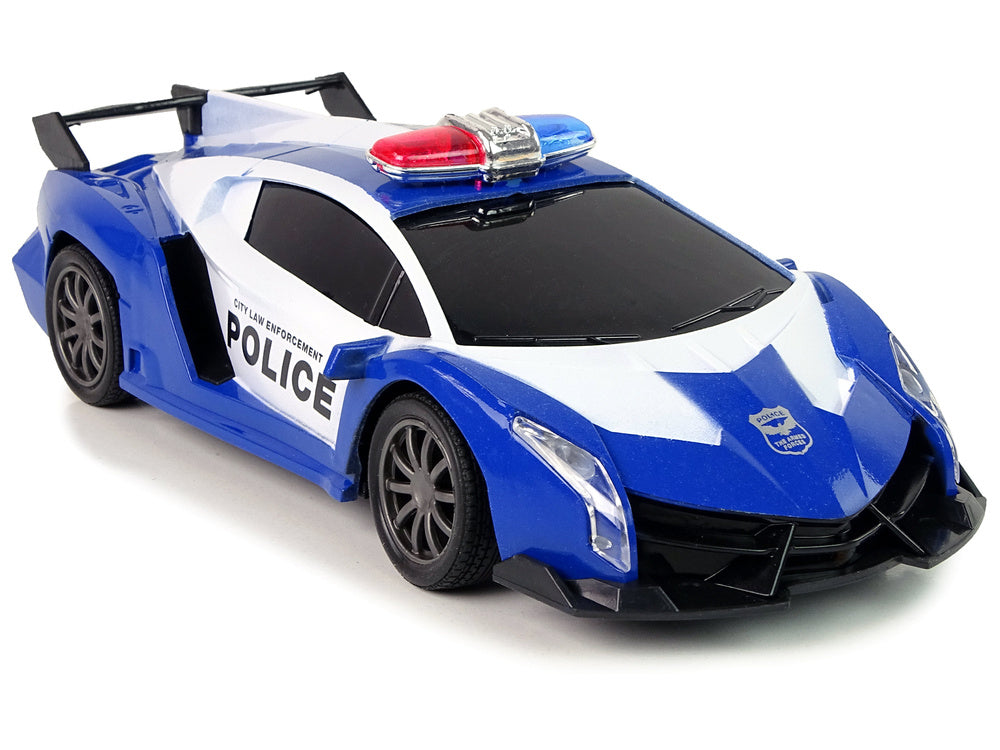 Policejní auto na dálkové ovládání – s LED světly RC