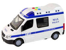 Policejní auto s frikčním pohonem – zvuky a světla
