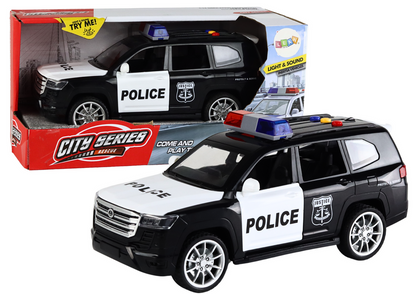 Policejní auto se zvuky a světly – 1:14 s otevírací dveře