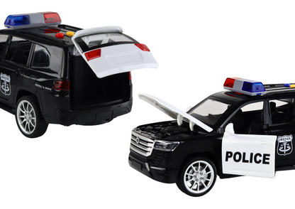 Policejní auto se zvuky a světly – 1:14 s otevírací dveře