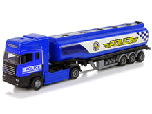 Policejní cisternové auto – s otočnou cisternou 30 cm | modré
