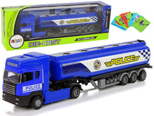Policejní cisternové auto – s otočnou cisternou 30 cm | modré