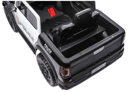 Policejní elektrické auto 4x4 P5 12V pro děti – černé