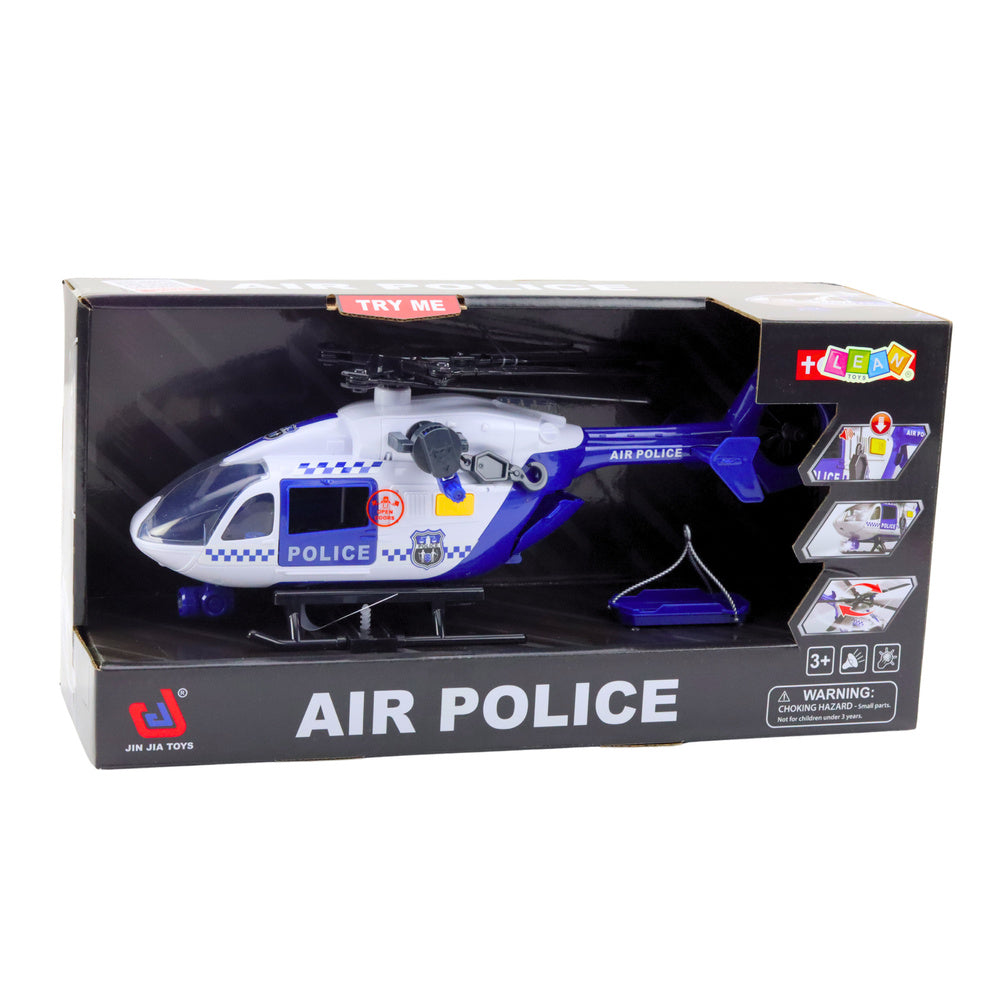 Policejní helikoptér s hákem a nosítky světla zvuky 1:12