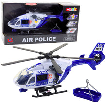 Policejní helikoptér s hákem a nosítky světla zvuky 1:12
