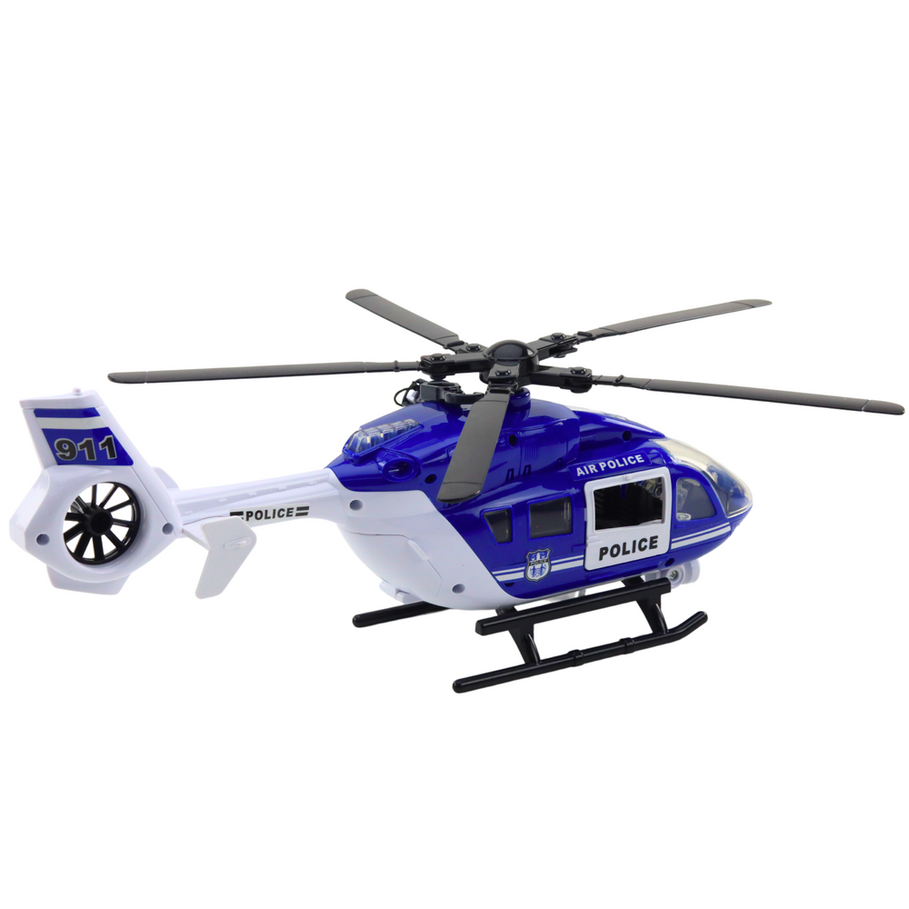 Policejní helikoptér s hákem a nosítky světla zvuky 1:14