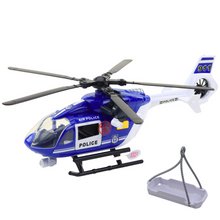 Policejní helikoptér s hákem a nosítky světla zvuky 1:14