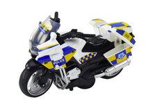 Policejní motocykl s fricčním pohonem světla zvuky na baterie