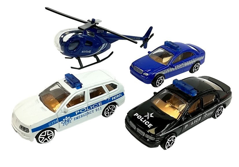 Policejní parking vícepatrový s heliportem a výtahem