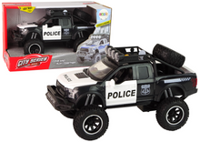 Policejní terénní auto Raptor – s otvíracími dveřmi | černé
