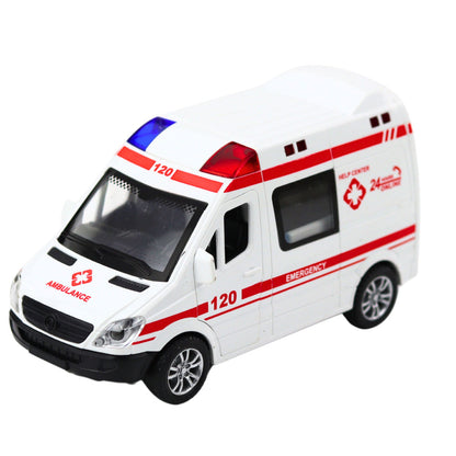 Policejní vůz sanitka – s otvíracími dveřmi světly zvuky