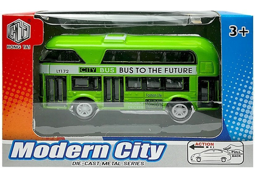 Poschoďový autobus s natahovacím pohonem 4 barvy
