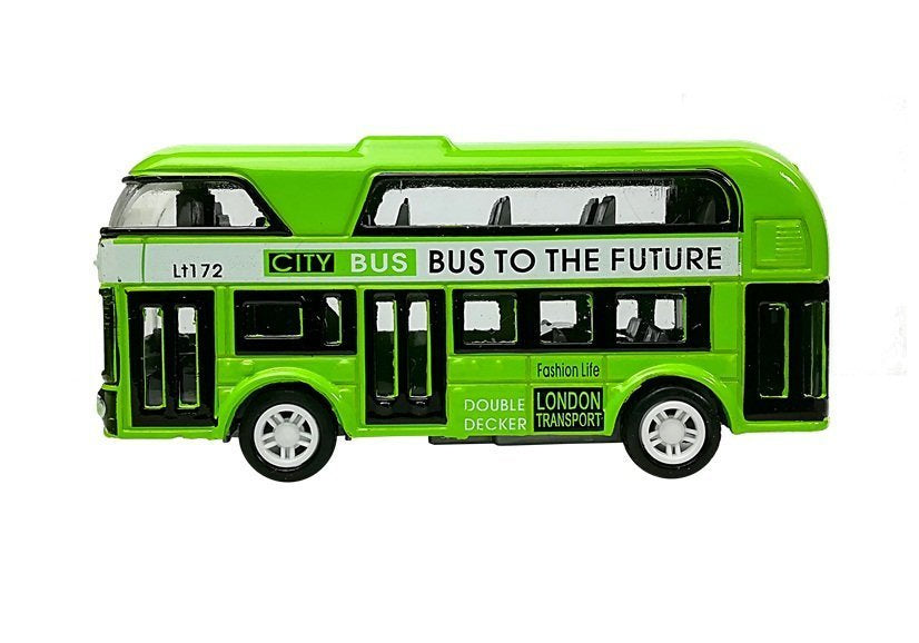 Poschoďový autobus s natahovacím pohonem 4 barvy