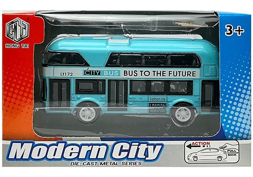 Poschoďový autobus s natahovacím pohonem 4 barvy