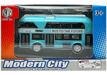Poschoďový autobus s natahovacím pohonem 4 barvy