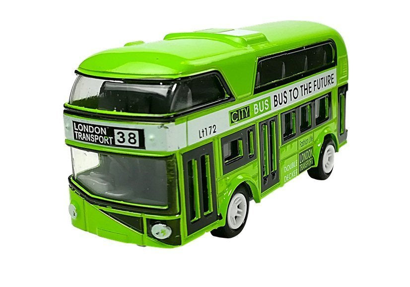 Poschoďový autobus s natahovacím pohonem 4 barvy