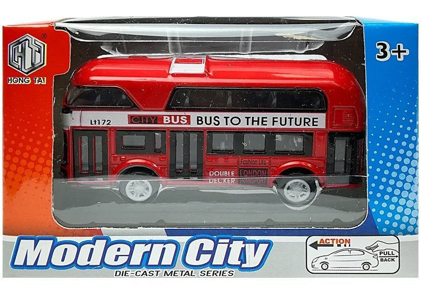 Poschoďový autobus s natahovacím pohonem 4 barvy