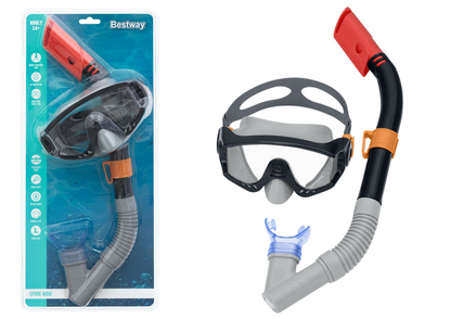 Potápěčská sada s černou maskou a šnorchlem – Bestway