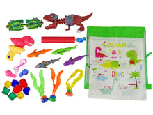 Potápěčská sada s dinosaurem brýle pistole rybičky kameny