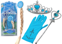 Princeznovský set Královna sněhu – s hůlkou a korunou