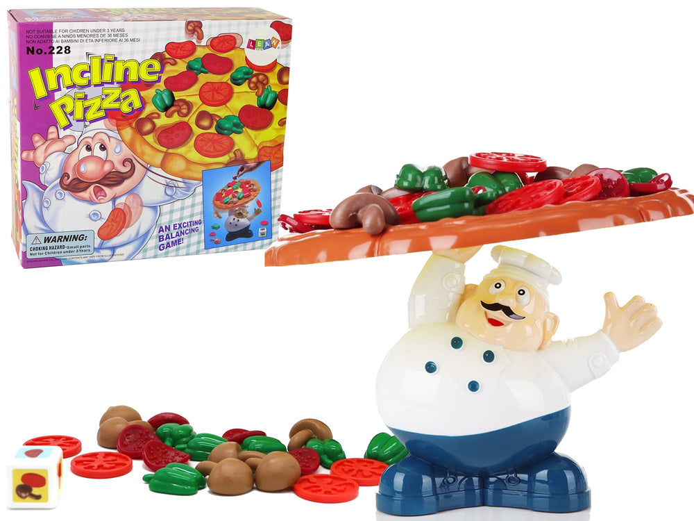 Připrav pizzu obratnostní rodinná hra s kuchařem a kostkou