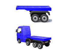 Přívěs k elektrickému autu Mercedes Scania Actros modrý