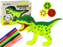 Projektor dinosaurus s fixy na malování 18 obrázků