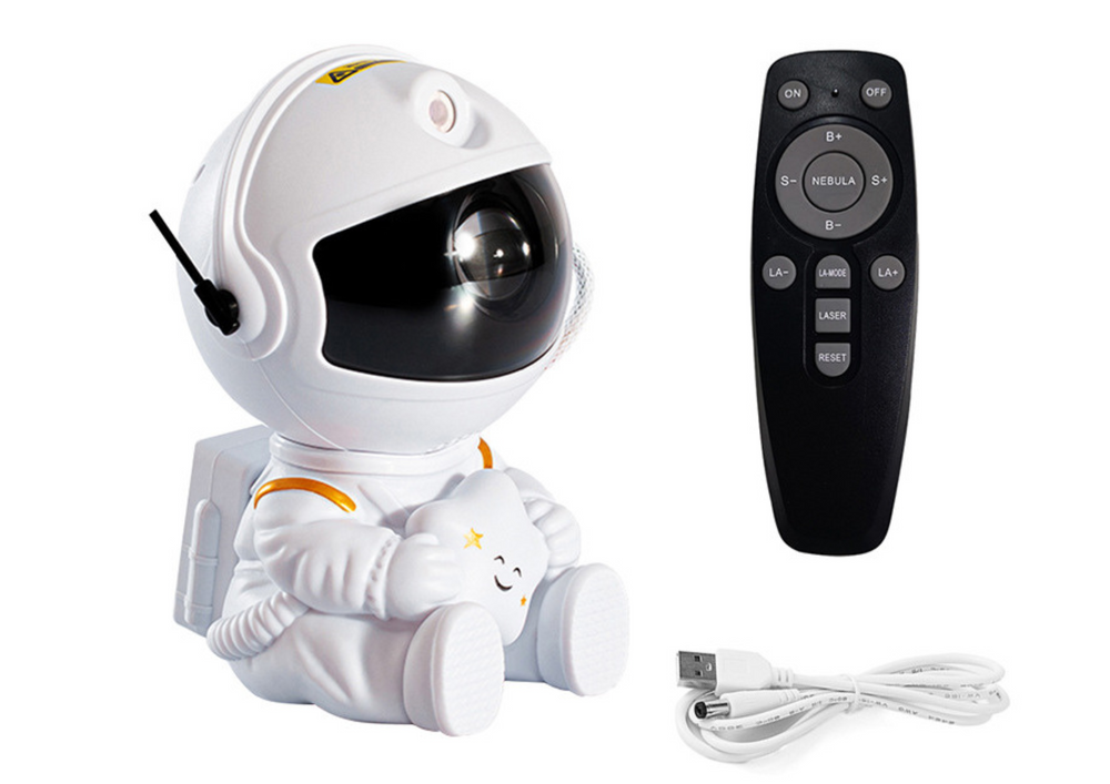 Projektor hvězd Astronaut s LED osvětlením a dálkovým ovládáním