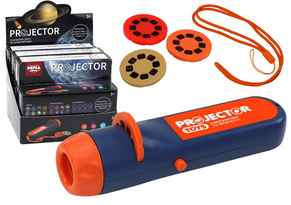 Projektor planet a souhvězdí s 24 projekcemi pro děti od 3 let